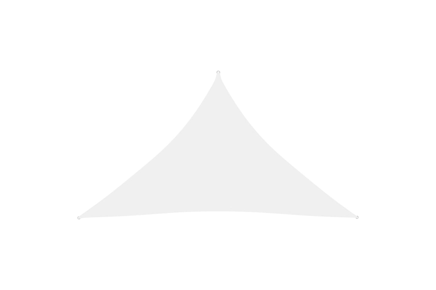 vidaXL 135282 Sunshade Sail Oxford Fabric Triangular 3x3x4.24 M White