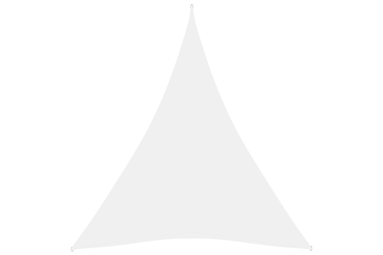 vidaXL 135289 Sunshade Sail Oxford Fabric Triangular 4x5x5 M White