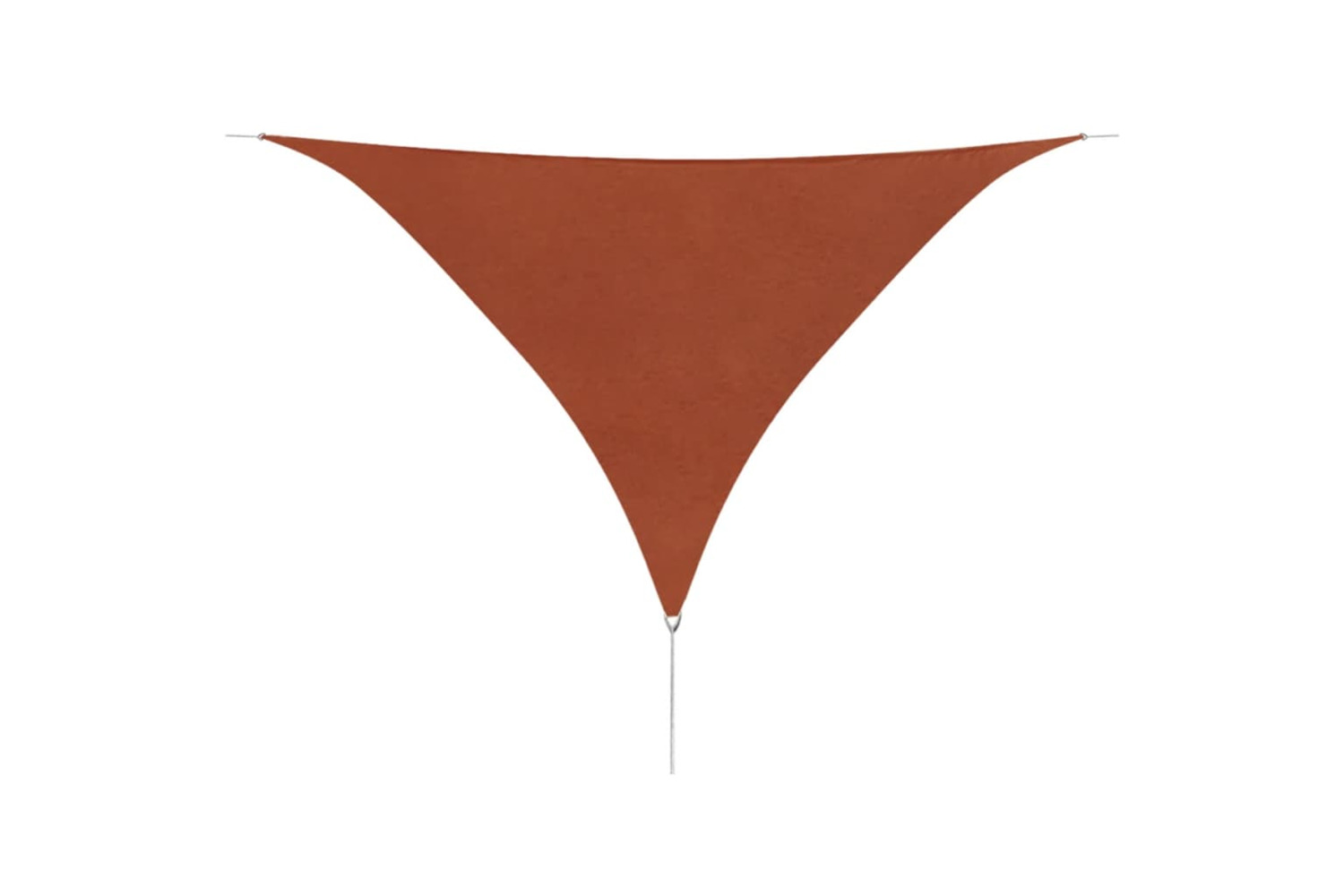 vidaXL 42311 Sunshade Sail Oxford Fabric Triangular 5x5x5 M Terracotta