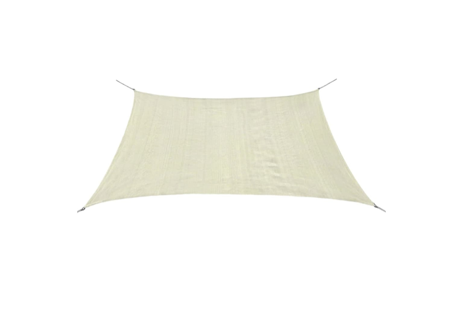 vidaXL 42287 Sunshade Sail Hdpe Square 3.6x3.6 M Cream