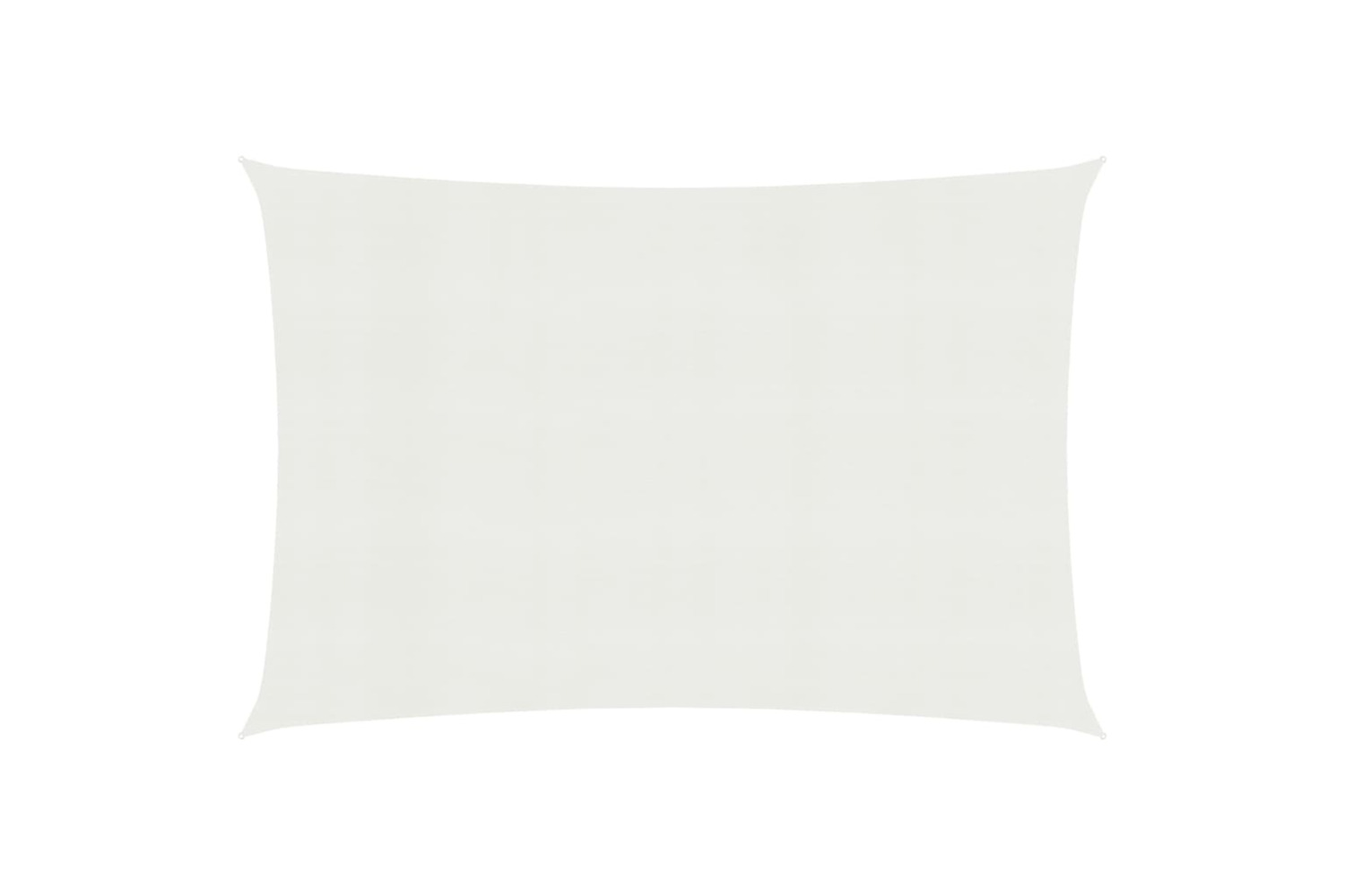 vidaXL 311250 Sunshade Sail 160 G/m² White 6x8 M Hdpe