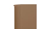 Vidaxl 47151 3-panel Wind Screen Fabric 400x160 Cm Taupe