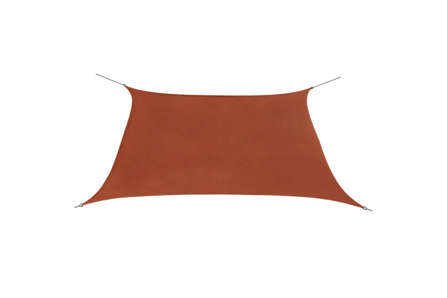 vidaXL 43023 Sunshade Sail Oxford Fabric Square 2x2 M Terracotta