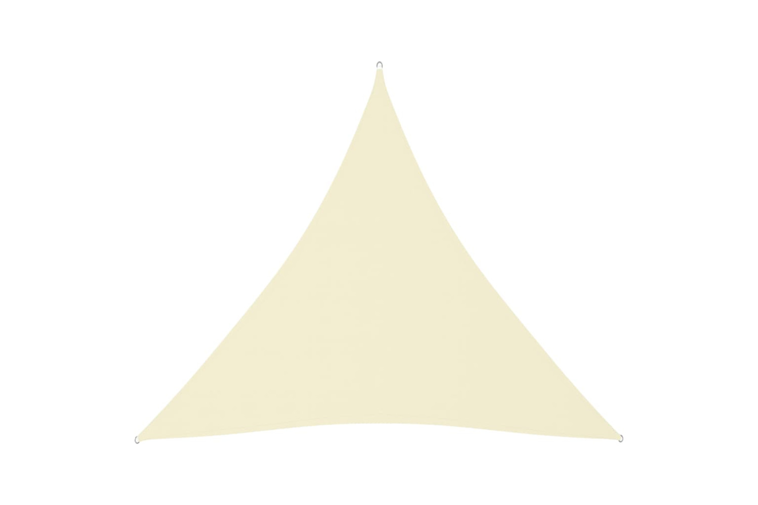 vidaXL 135240 Sunshade Sail Oxford Fabric Triangular 6x6x6 M Cream