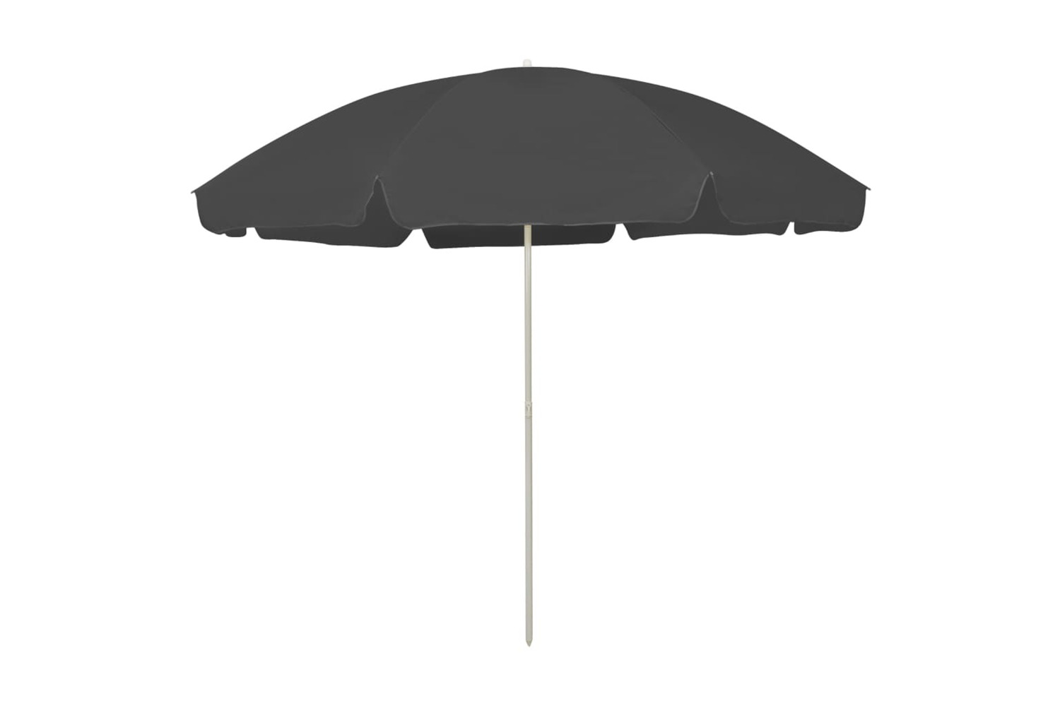 vidaXL 314710 Beach Umbrella Anthracite 300cm