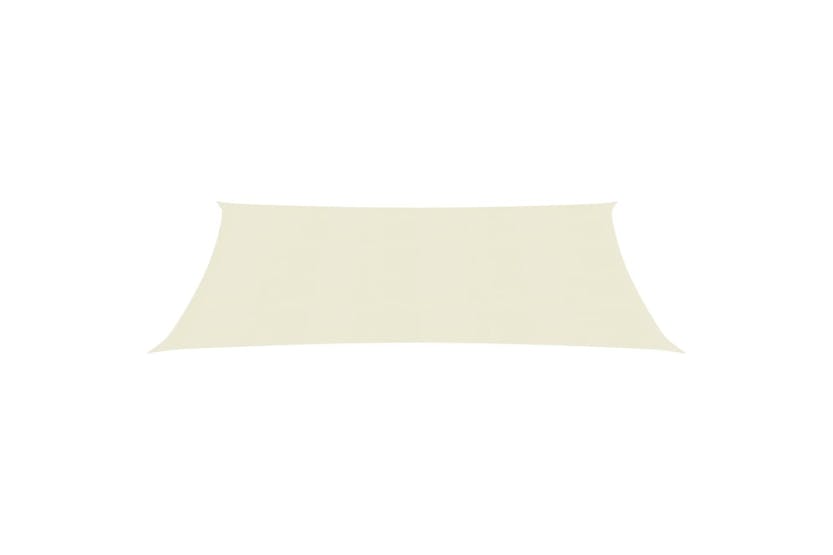 Vidaxl 311181 Sunshade Sail 160 G/mâ² Cream 2.5x5 M Hdpe