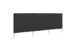 Vidaxl 47142 3-panel Wind Screen Fabric 400x80 Cm Anthracite