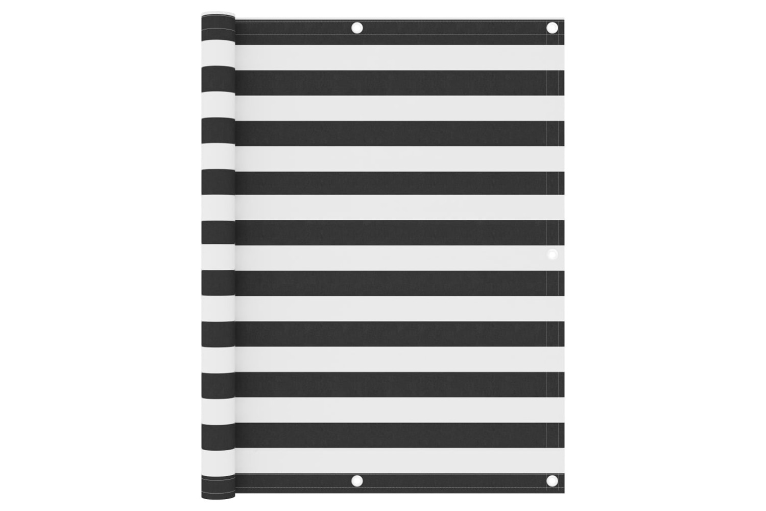 vidaXL 134885 Balcony Screen Anthracite And White 120x400cm Oxford Fabric