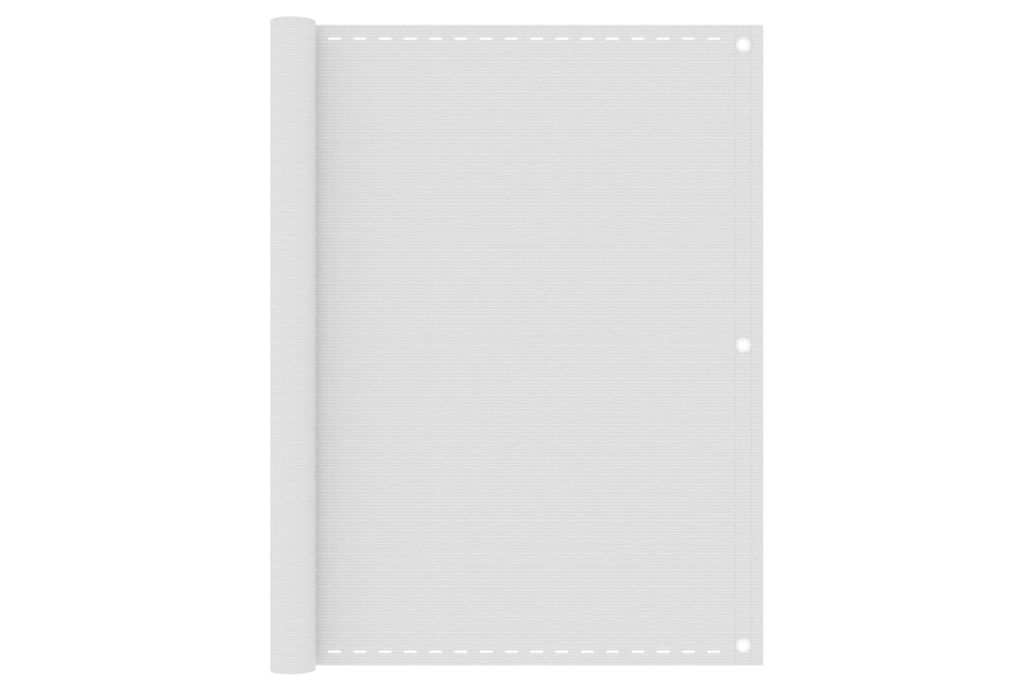 vidaXL 310871 Balcony Screen White 120x600cm Hdpe