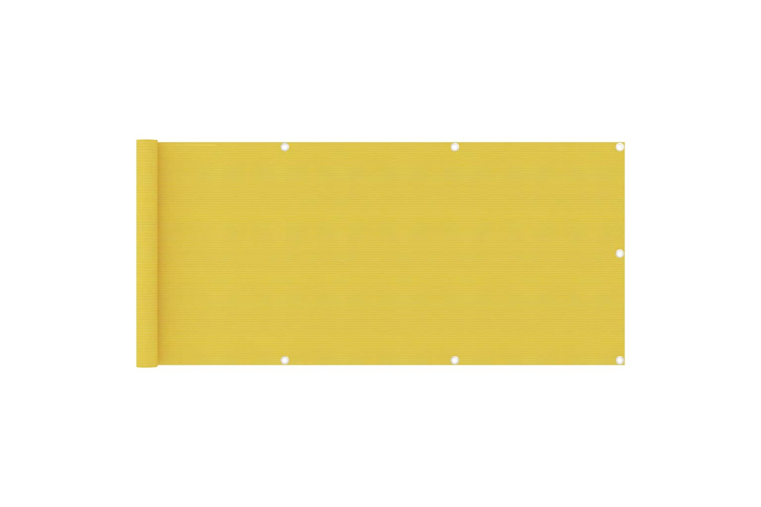 vidaXL 310992 Balcony Screen Yellow 75x300cm Hdpe