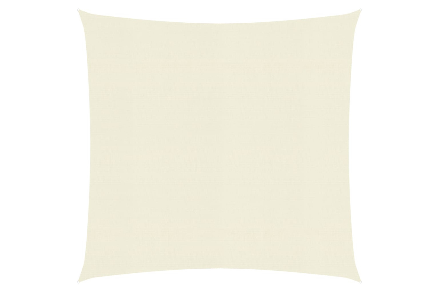 vidaXL 311169 Sunshade Sail 160 G/m² Cream 6x6 M Hdpe