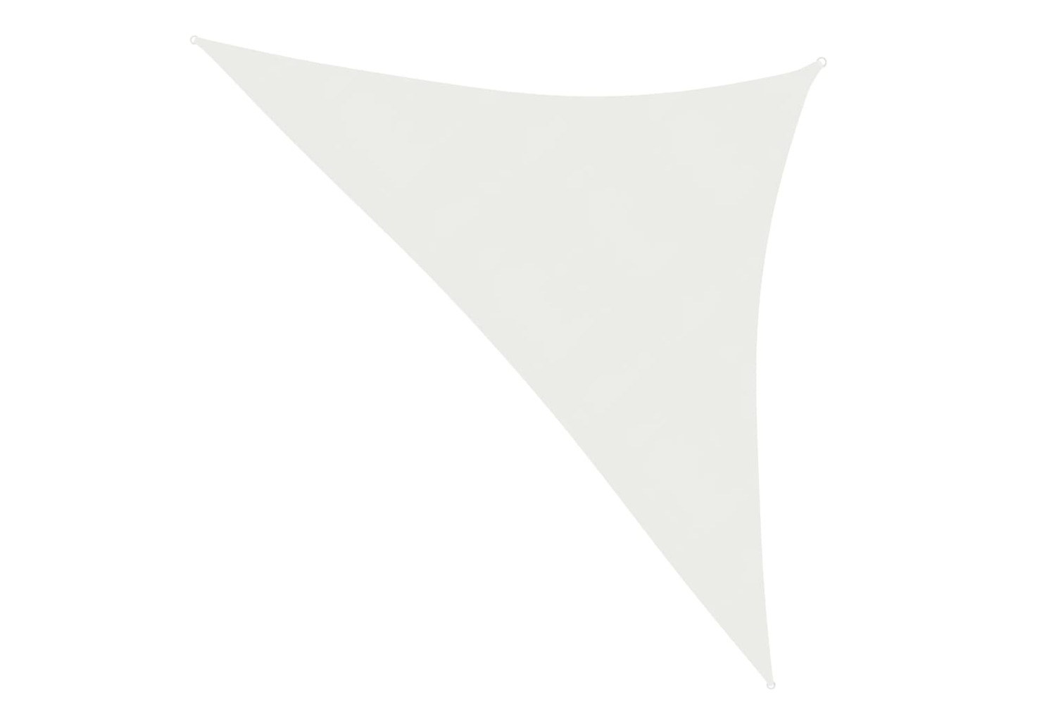 vidaXL 311254 Sunshade Sail 160 G/m² White 3x3x4.2 M Hdpe