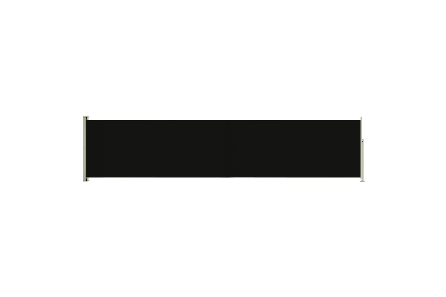 vidaXL 317952 Patio Retractable Side Awning 140x600cm Black