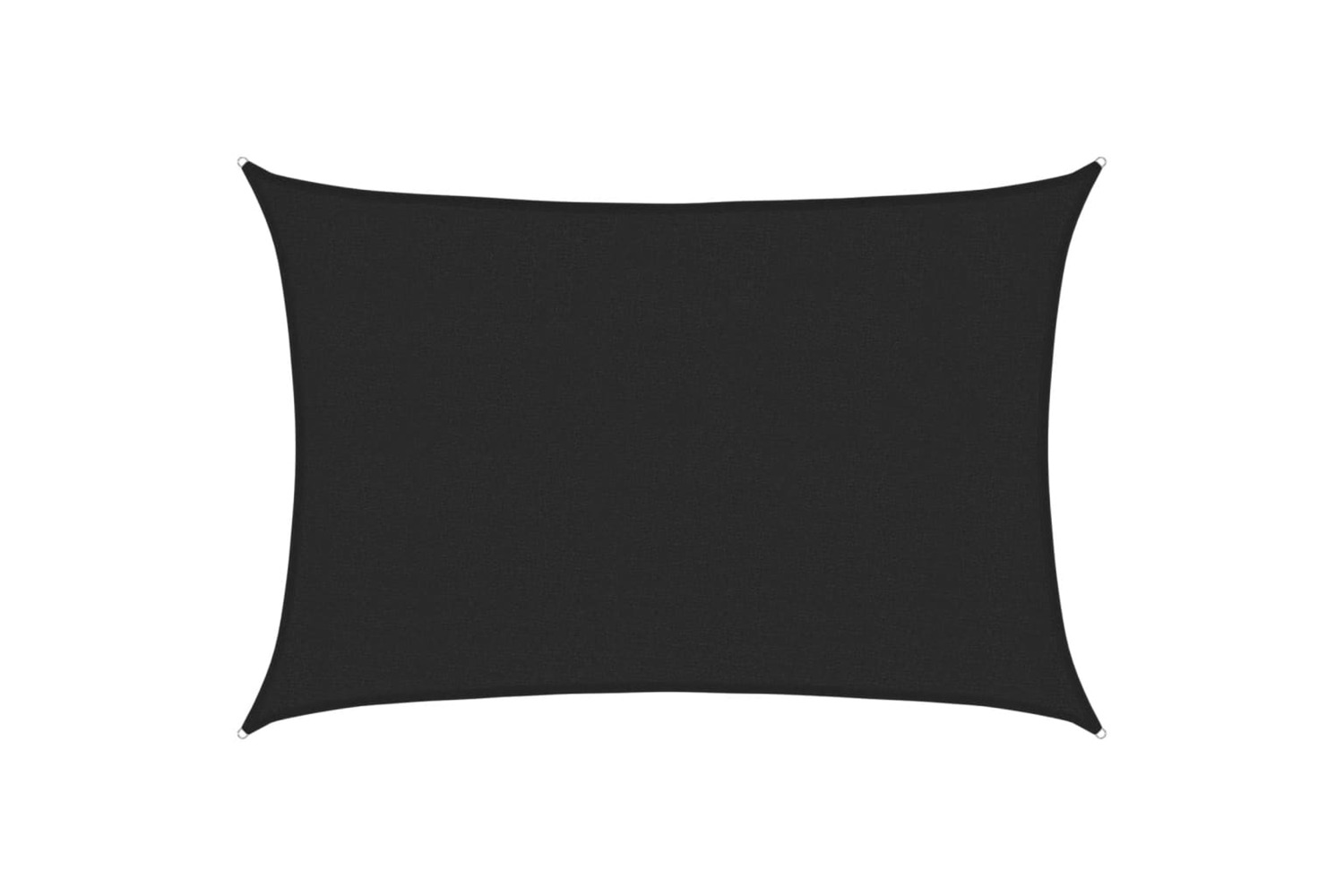 vidaXL 311729 Sunshade Sail 160 G/m² Black 2.5x4 M Hdpe