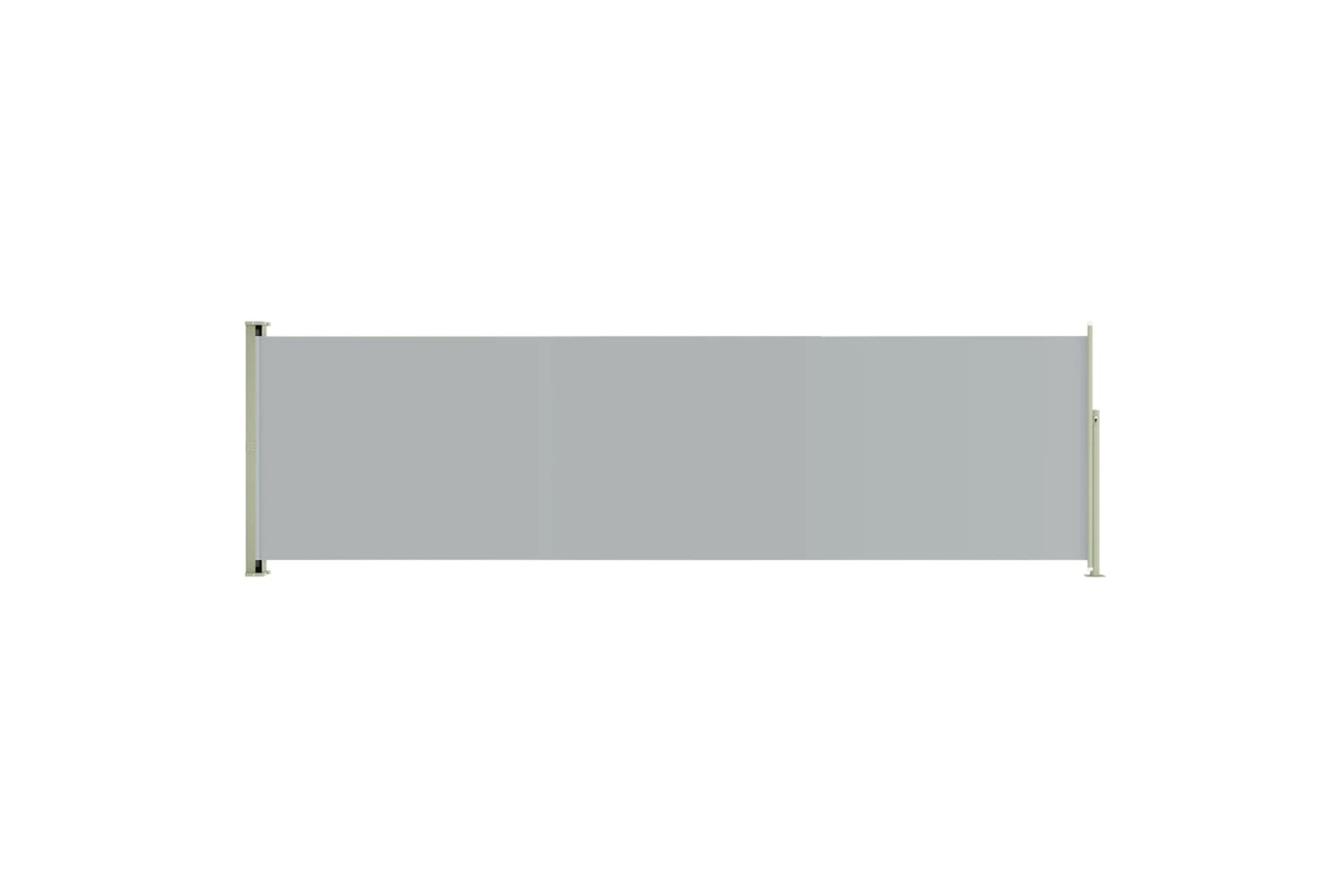 vidaXL 317968 Patio Retractable Side Awning 180x600cm Grey