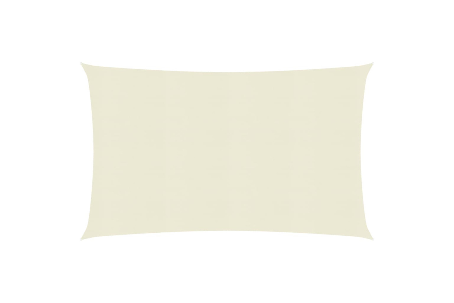 vidaXL 311181 Sunshade Sail 160 G/m² Cream 2.5x5 M Hdpe