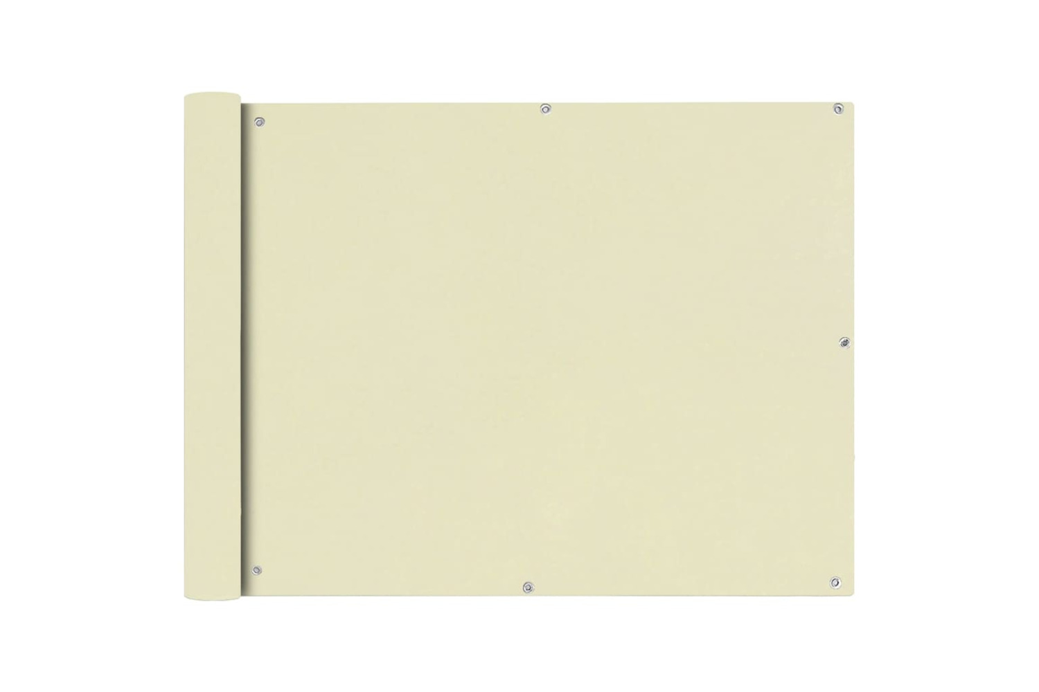 vidaXL 42339 Balcony Screen Oxford Fabric 90x600cm Cream