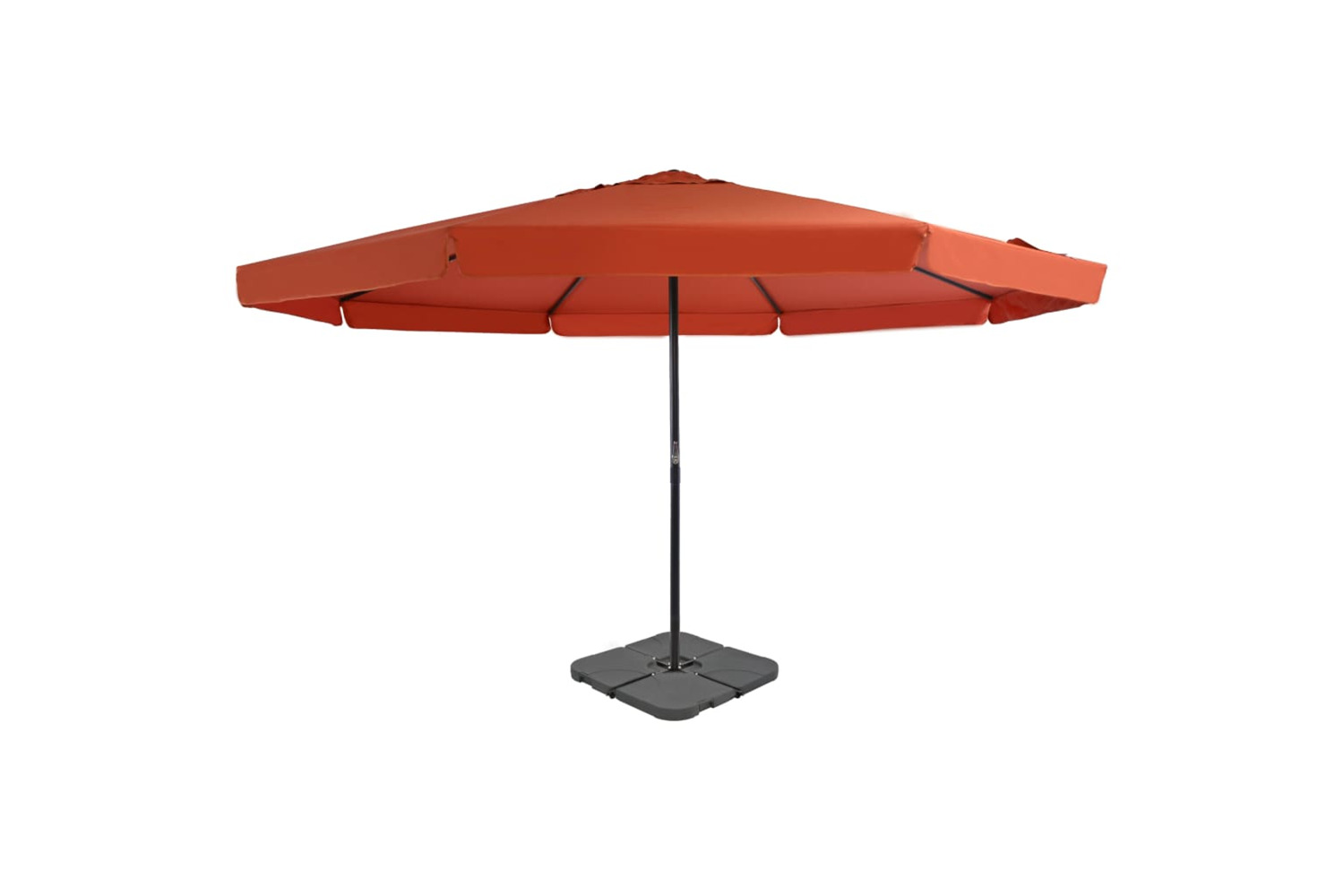 vidaXL 276326 Outdoor Umbrella With Portable Base Terracotta
