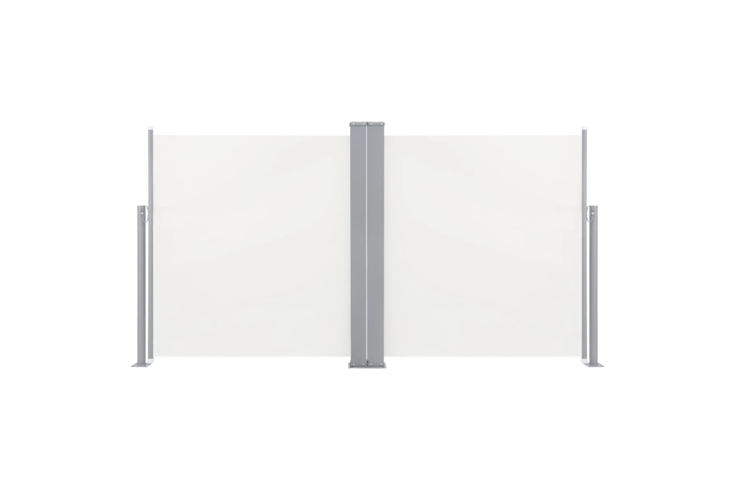 vidaXL 48449 Retractable Side Awning Cream 120x600cm