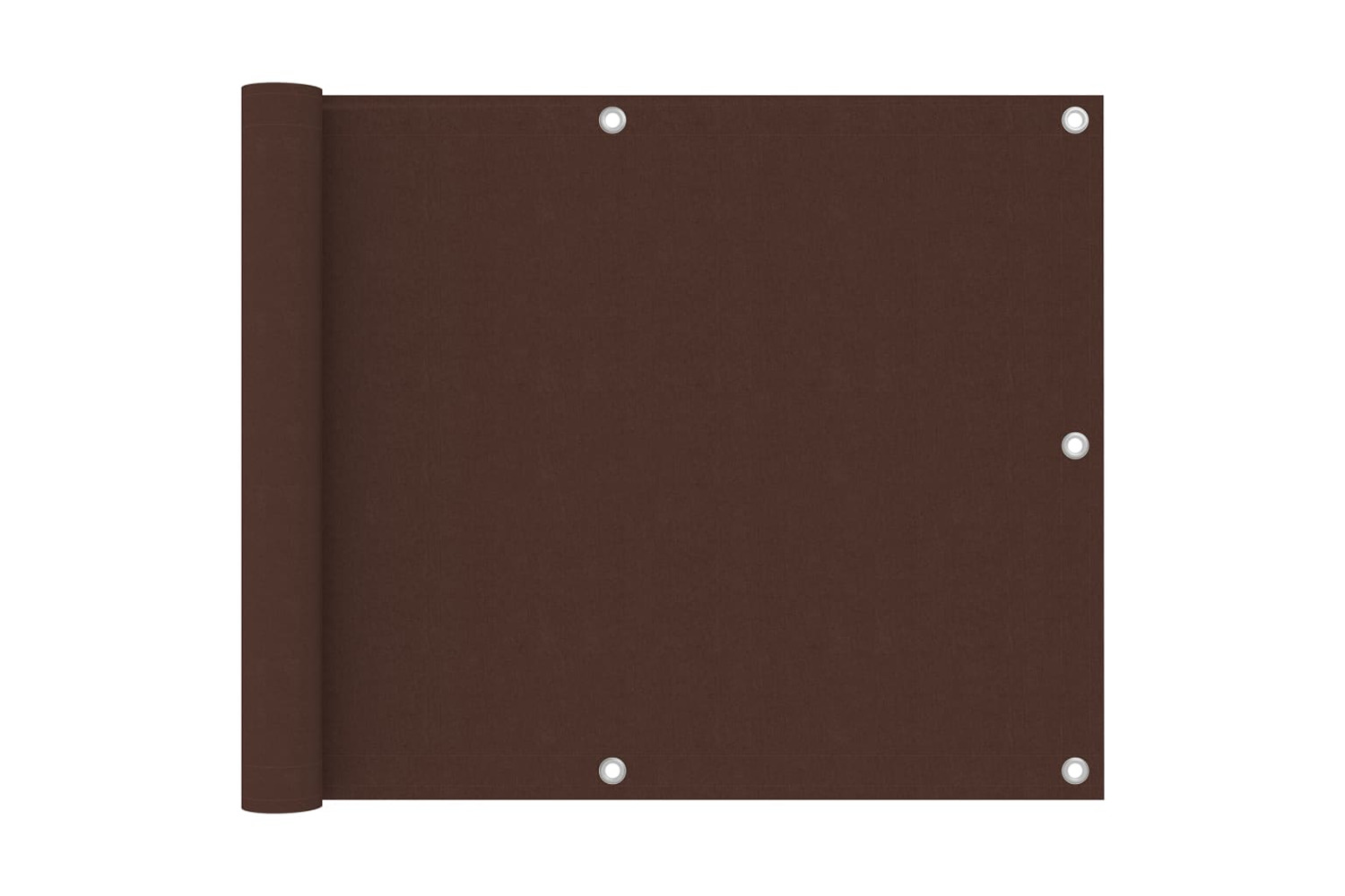 vidaXL 135071 Balcony Screen Brown 75x600cm Oxford Fabric