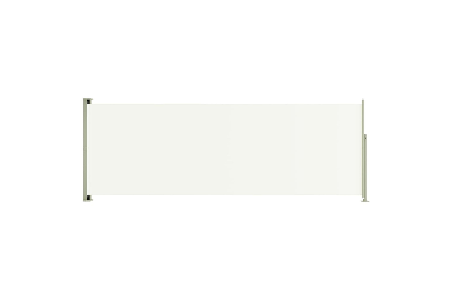 vidaXL 317977 Patio Retractable Side Awning 220x600cm Cream