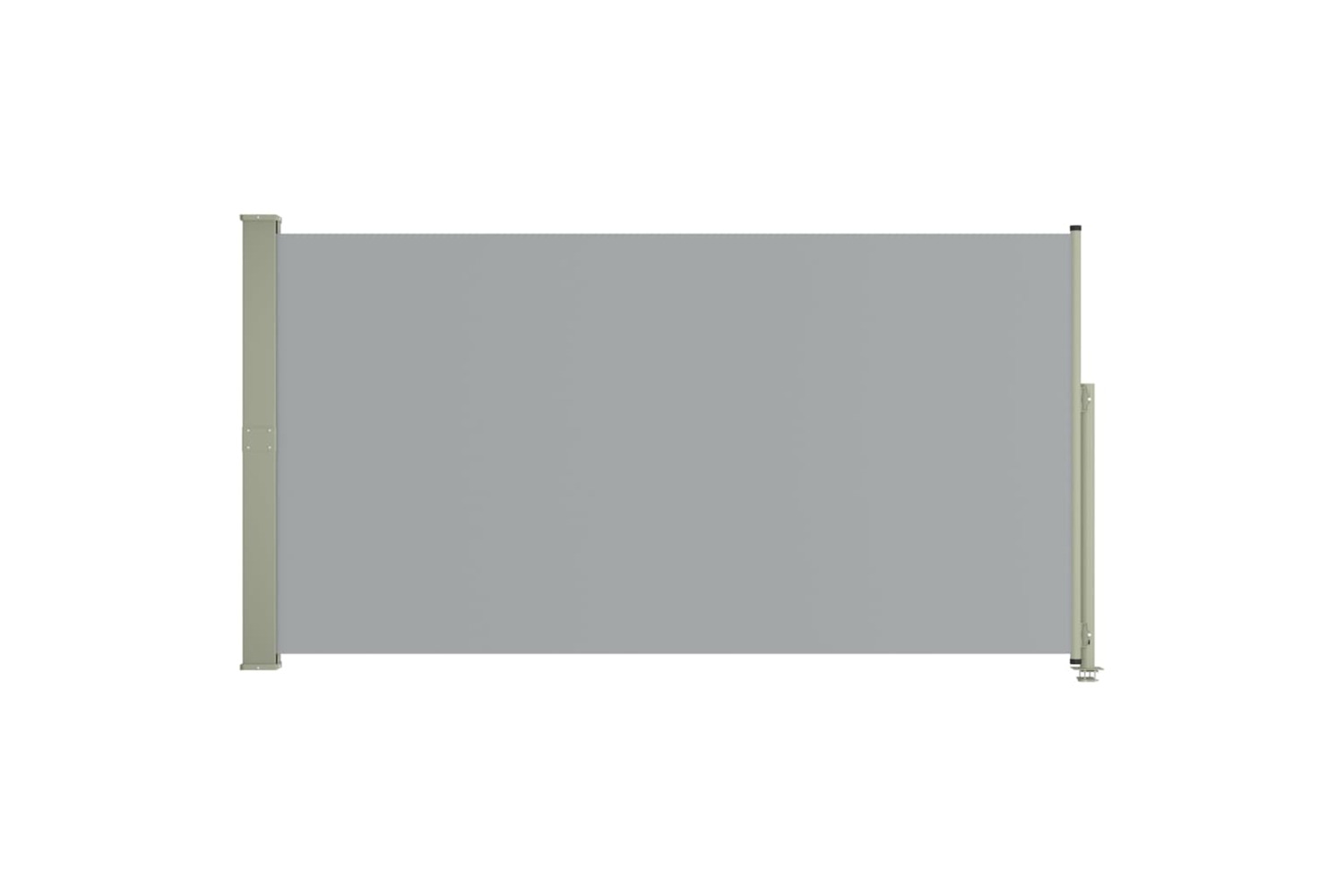 vidaXL 317840 Patio Retractable Side Awning 160x300cm Grey