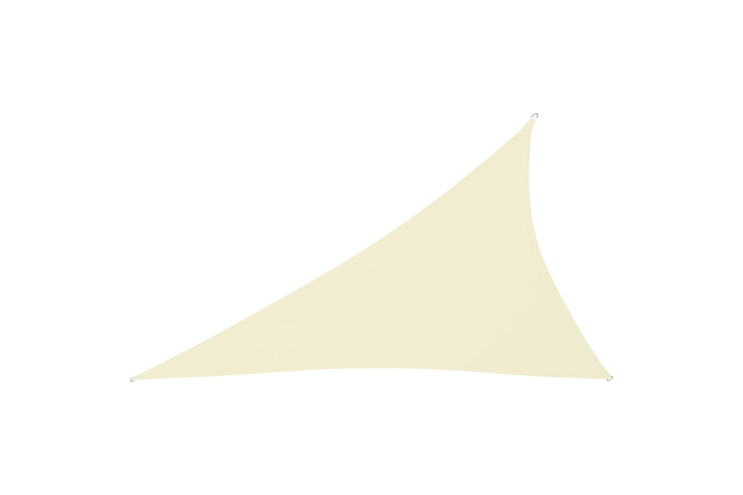 vidaXL 135228 Sunshade Sail Oxford Fabric Triangular 3x4x5 M Cream