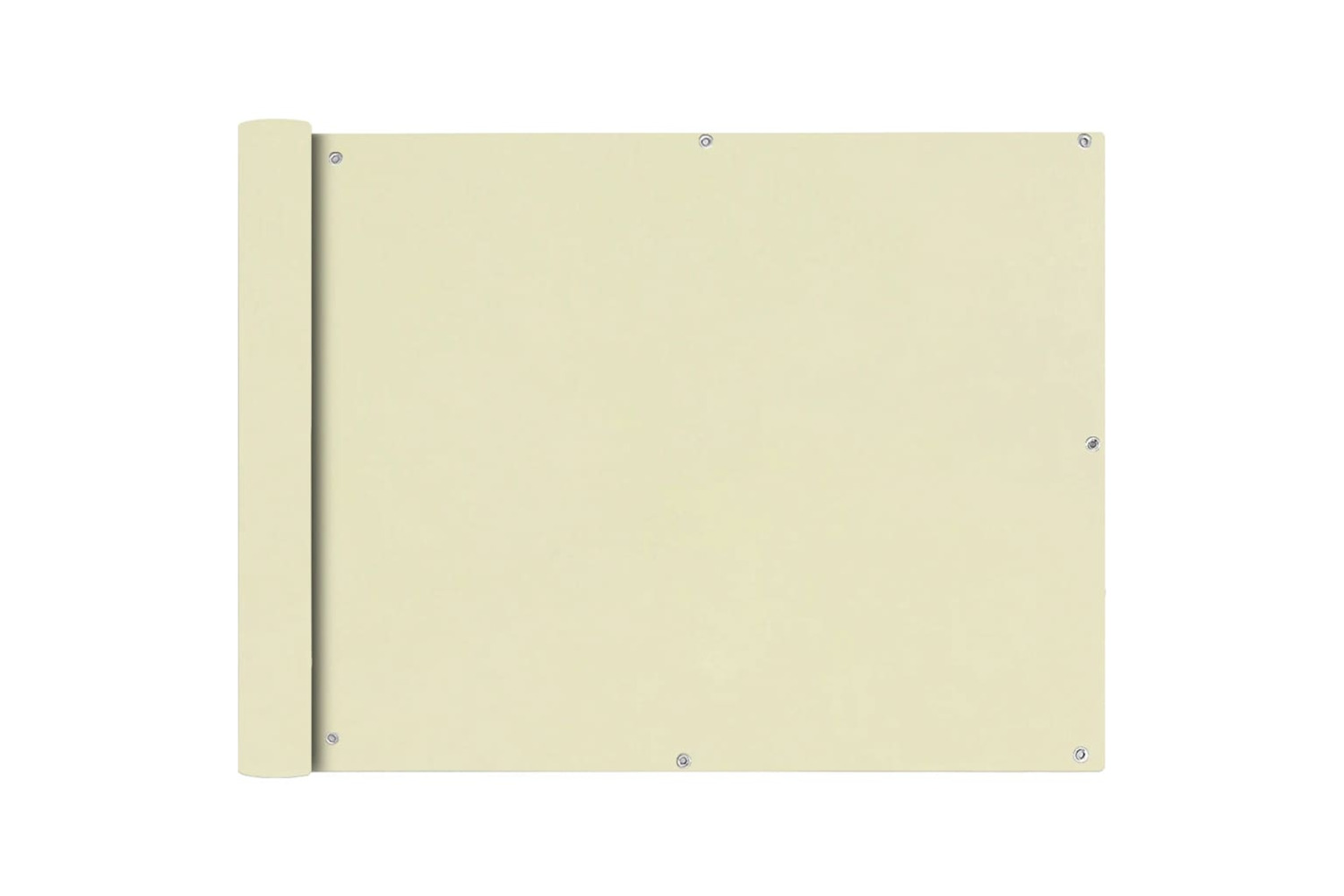 vidaXL 42338 Balcony Screen Oxford Fabric 90x400cm Cream