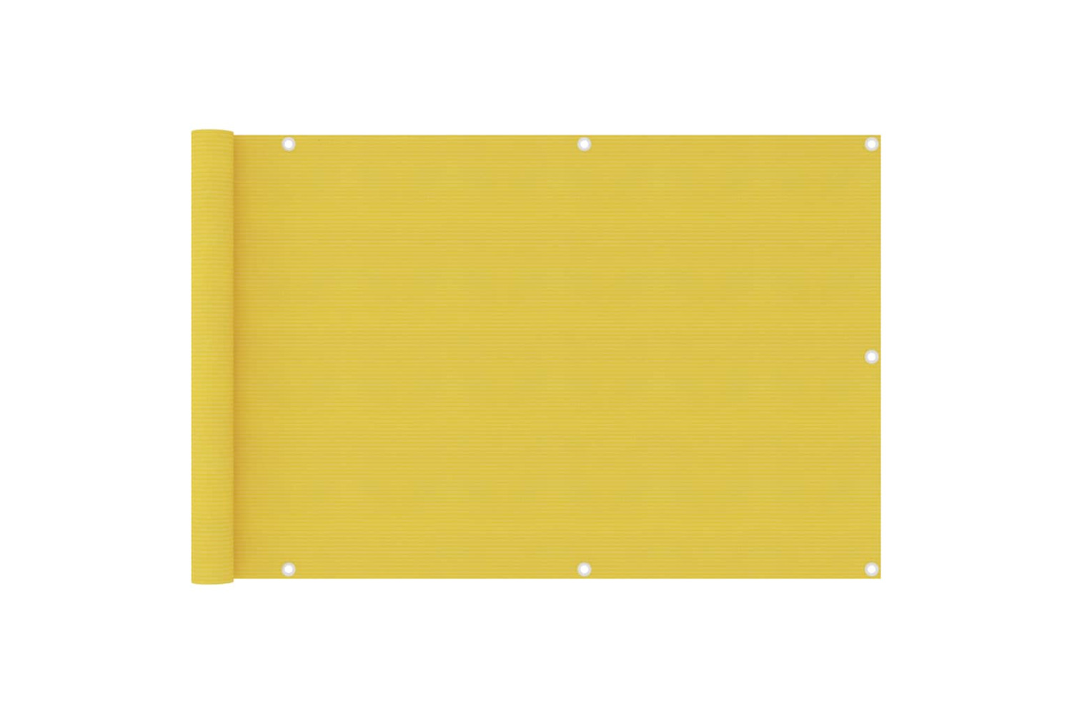 vidaXL 310997 Balcony Screen Yellow 90x400cm Hdpe