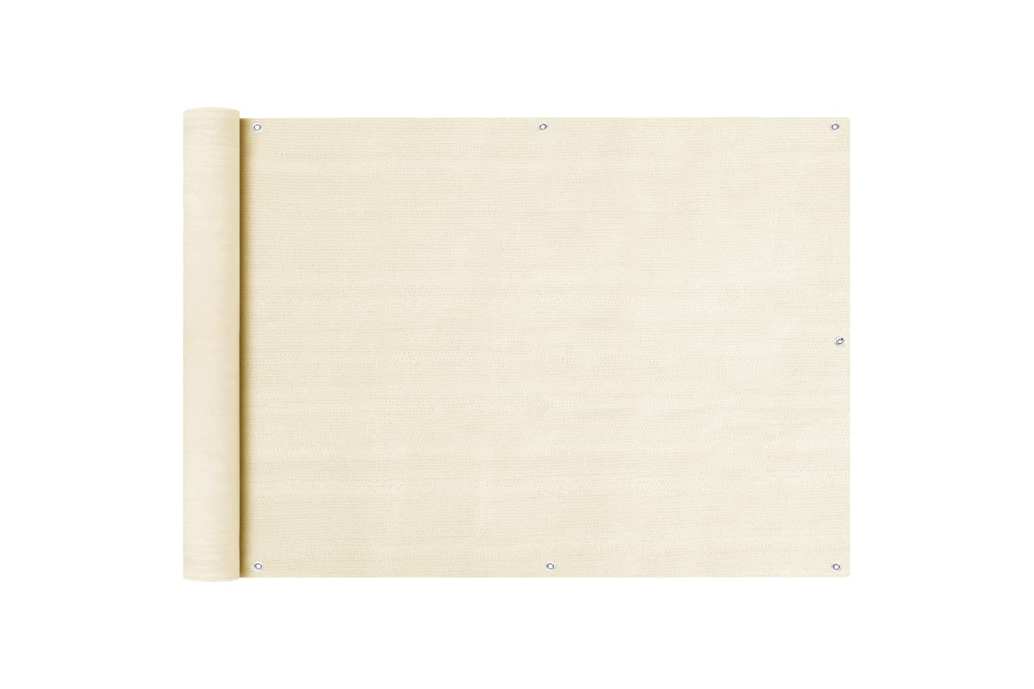 vidaXL 310921 Balcony Screen Cream 75x400cm Hdpe