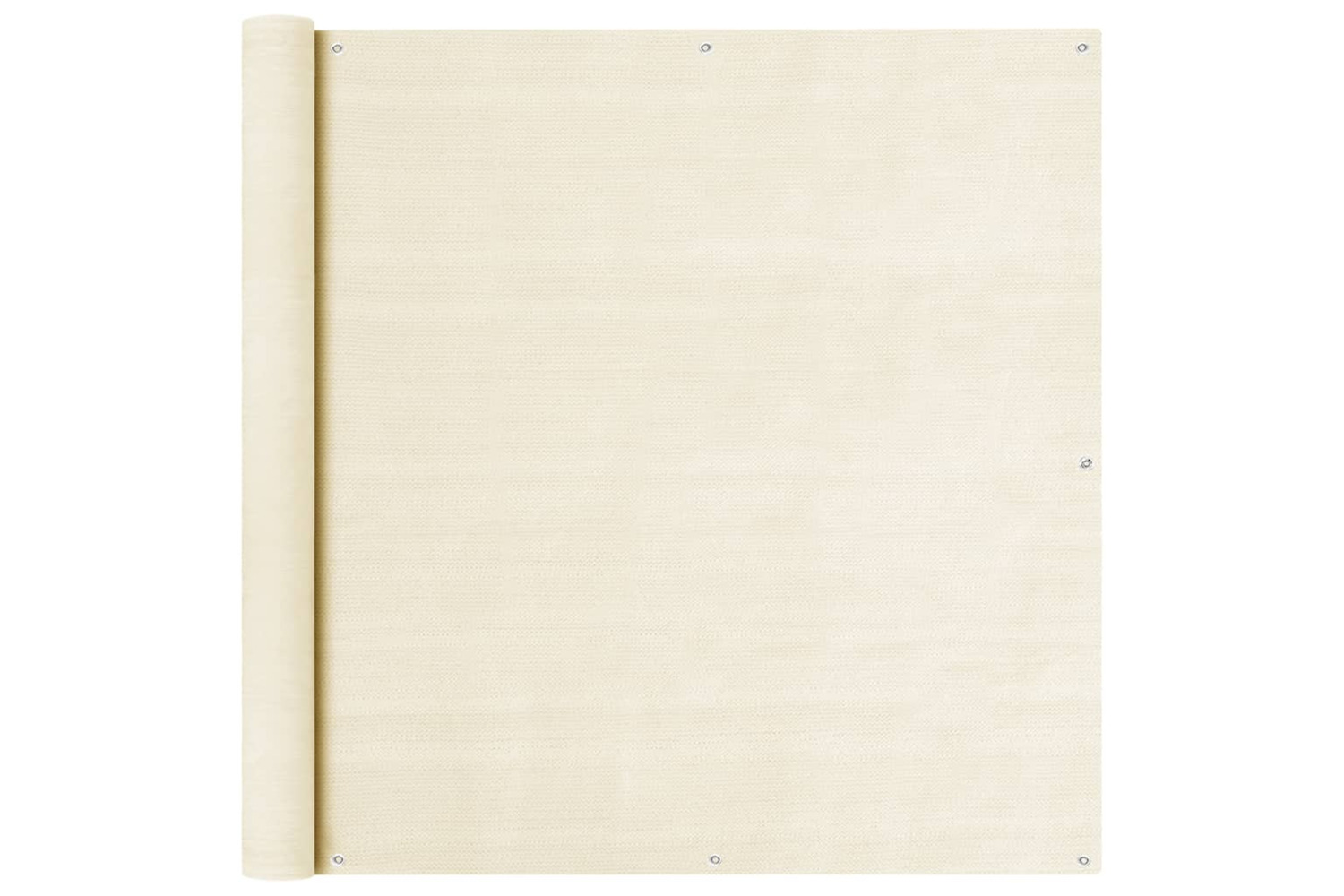 vidaXL 310931 Balcony Screen Cream 120x600cm Hdpe