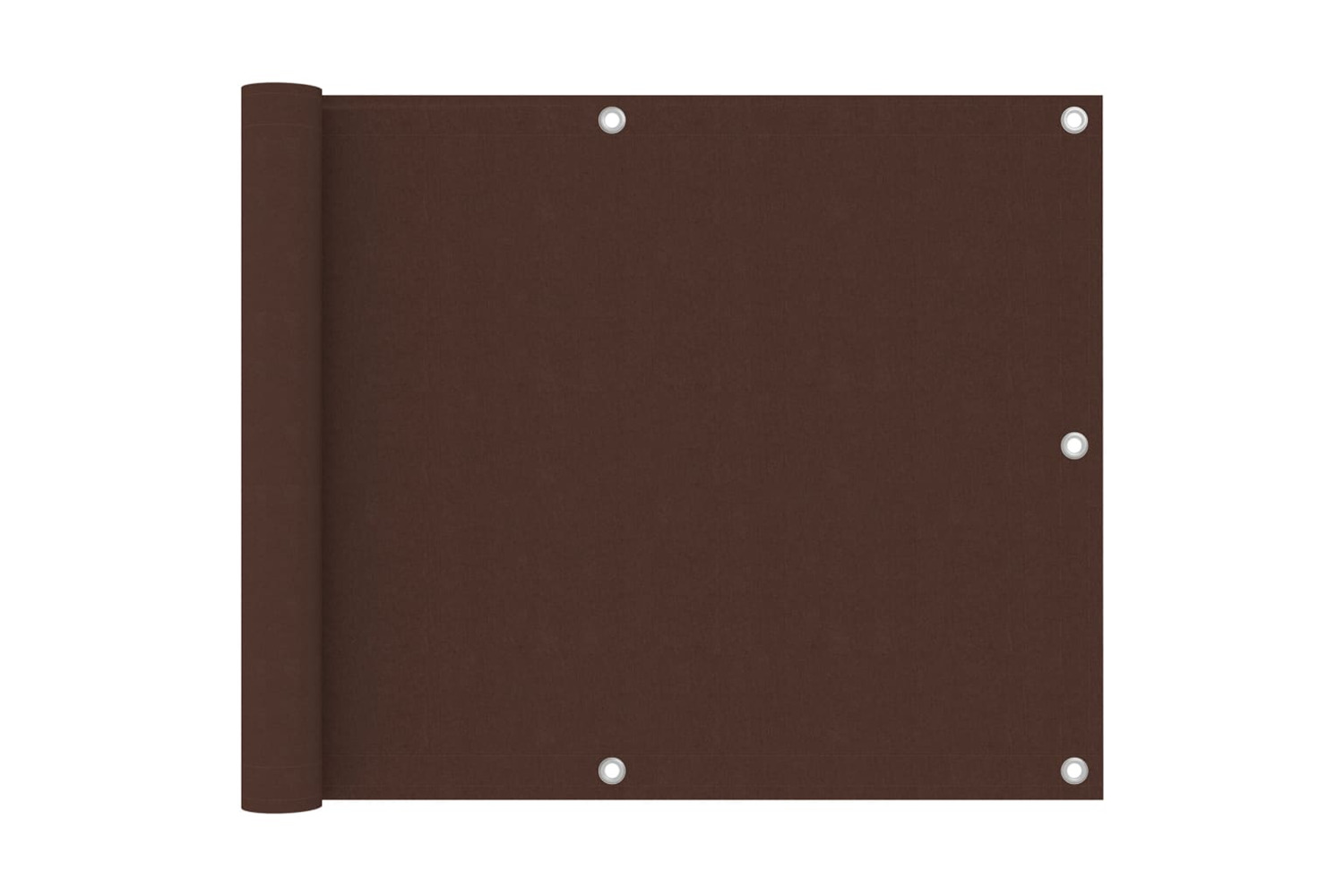vidaXL 135070 Balcony Screen Brown 75x500cm Oxford Fabric