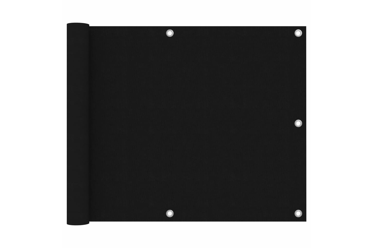 vidaXL 135057 Balcony Screen Black 75x400cm Oxford Fabric