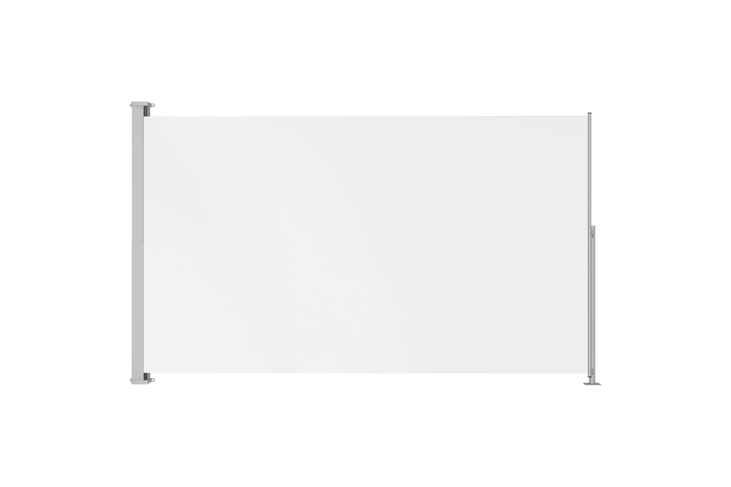 vidaXL 313424 Patio Retractable Side Awning 220x300cm Cream