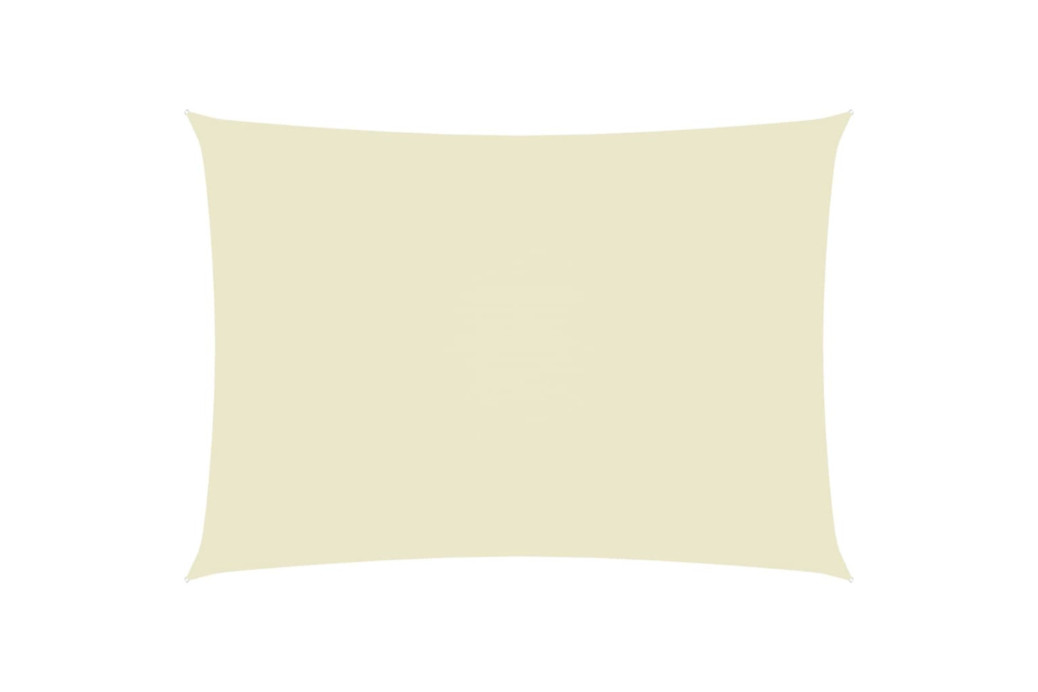 vidaXL 135223 Sunshade Sail Oxford Fabric Rectangular 6x8 M Cream