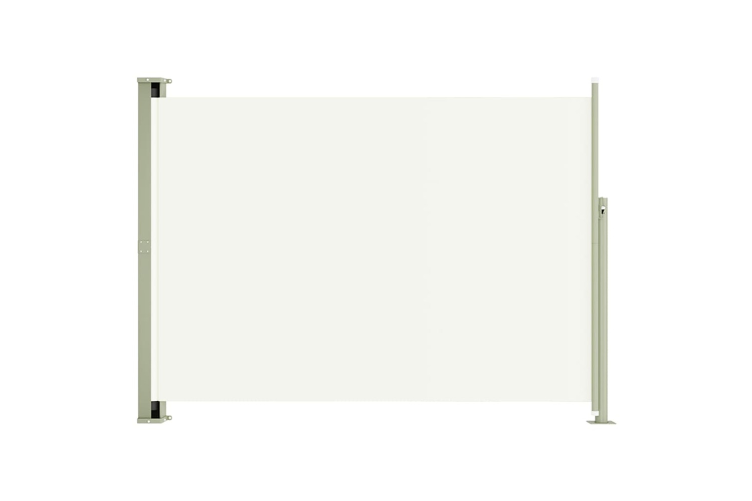 vidaXL 317905 Patio Retractable Side Awning 220x300cm Cream