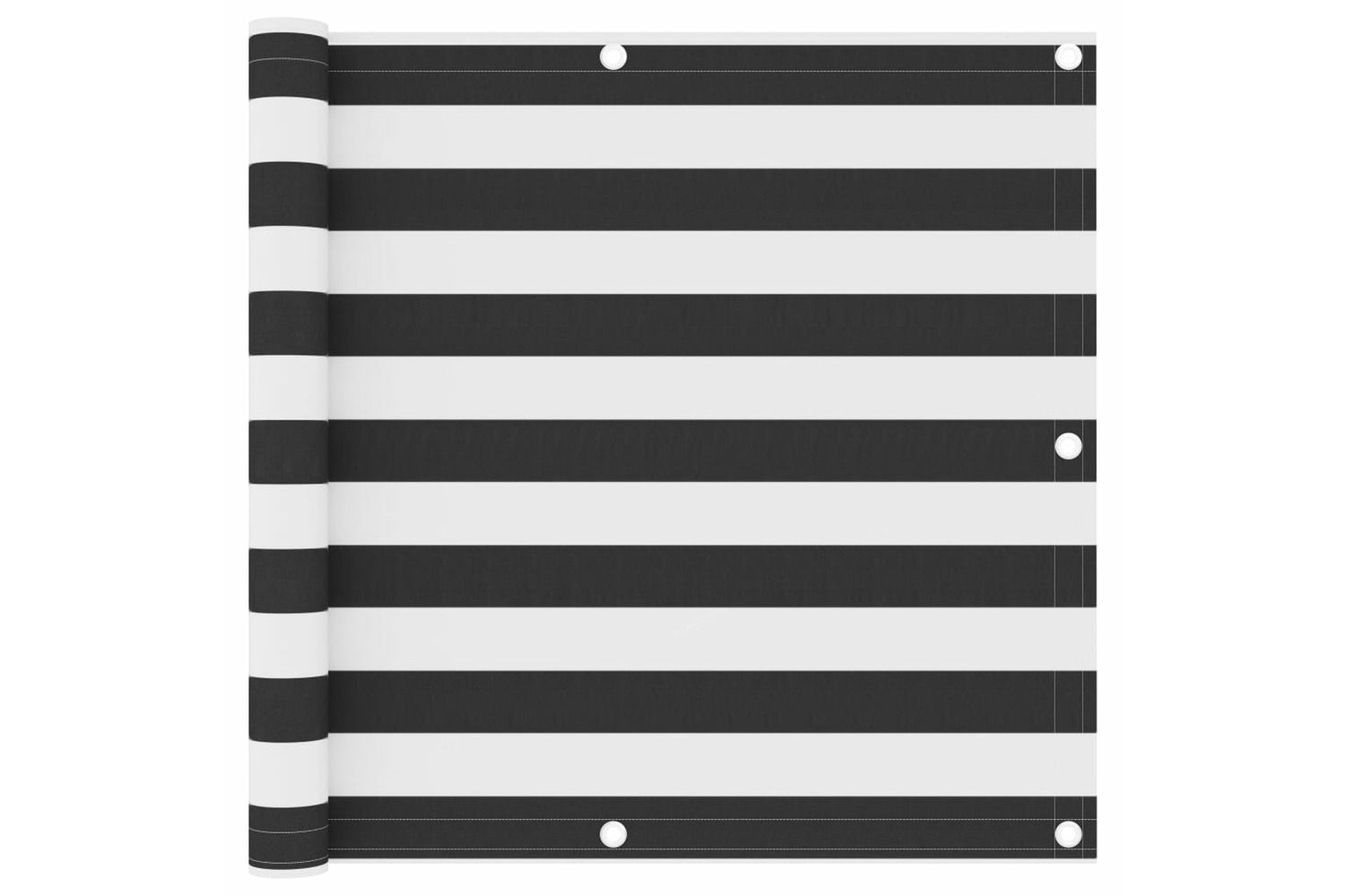 vidaXL 134882 Balcony Screen Anthracite And White 90x500cm Oxford Fabric