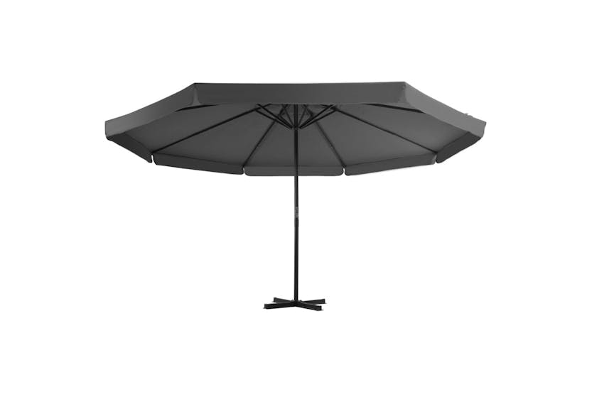 Vidaxl 276323 Outdoor Umbrella With Portable Base Anthracite