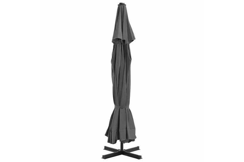 Vidaxl 276323 Outdoor Umbrella With Portable Base Anthracite