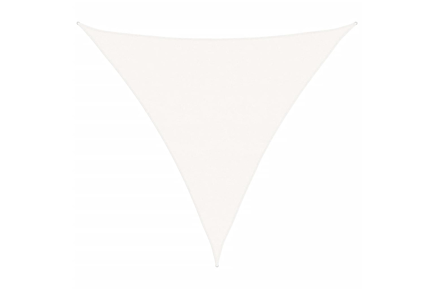 vidaXL 43019 Sunshade Sail Hdpe Triangular 5x5x5 M White