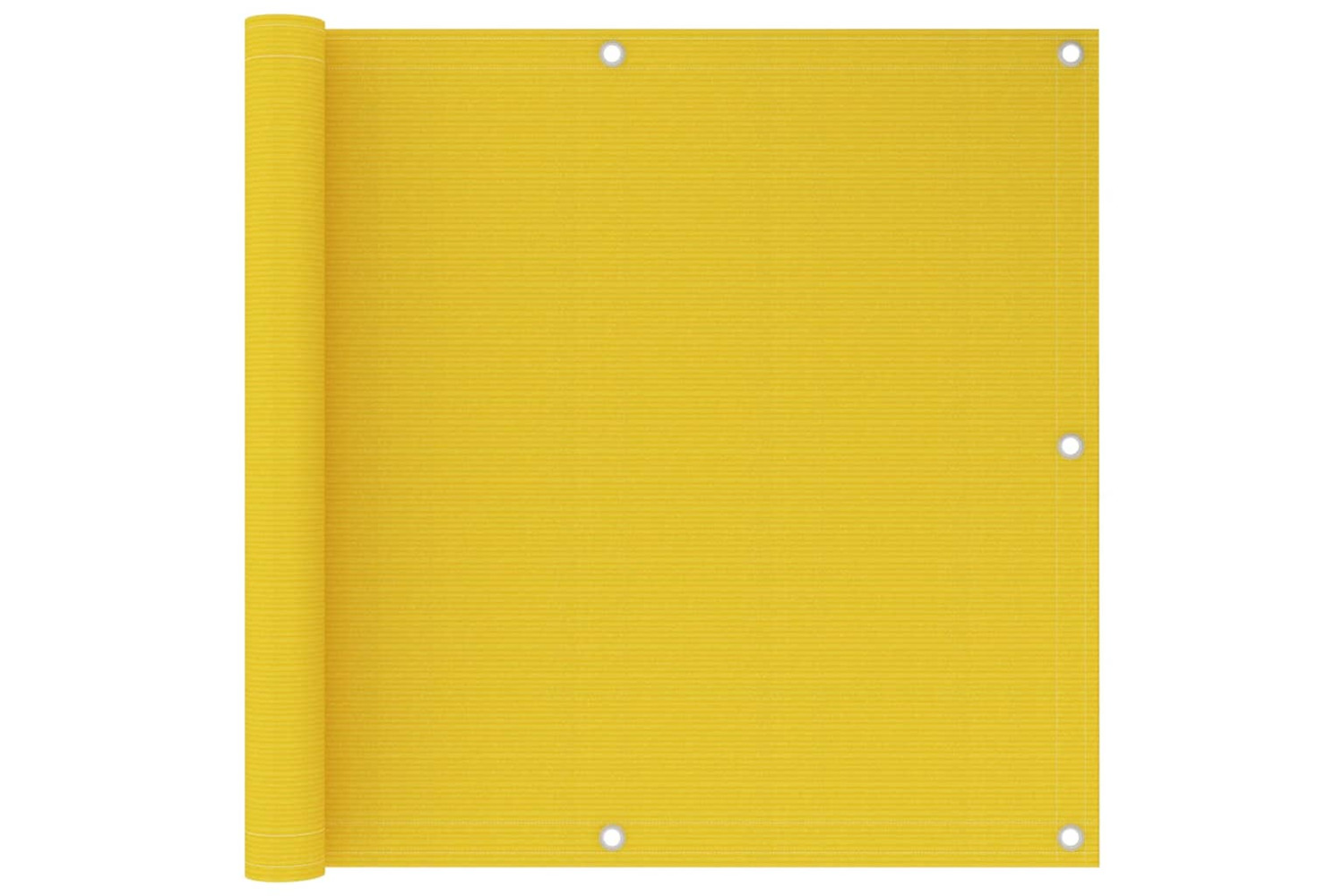 vidaXL 310999 Balcony Screen Yellow 90x600cm Hdpe