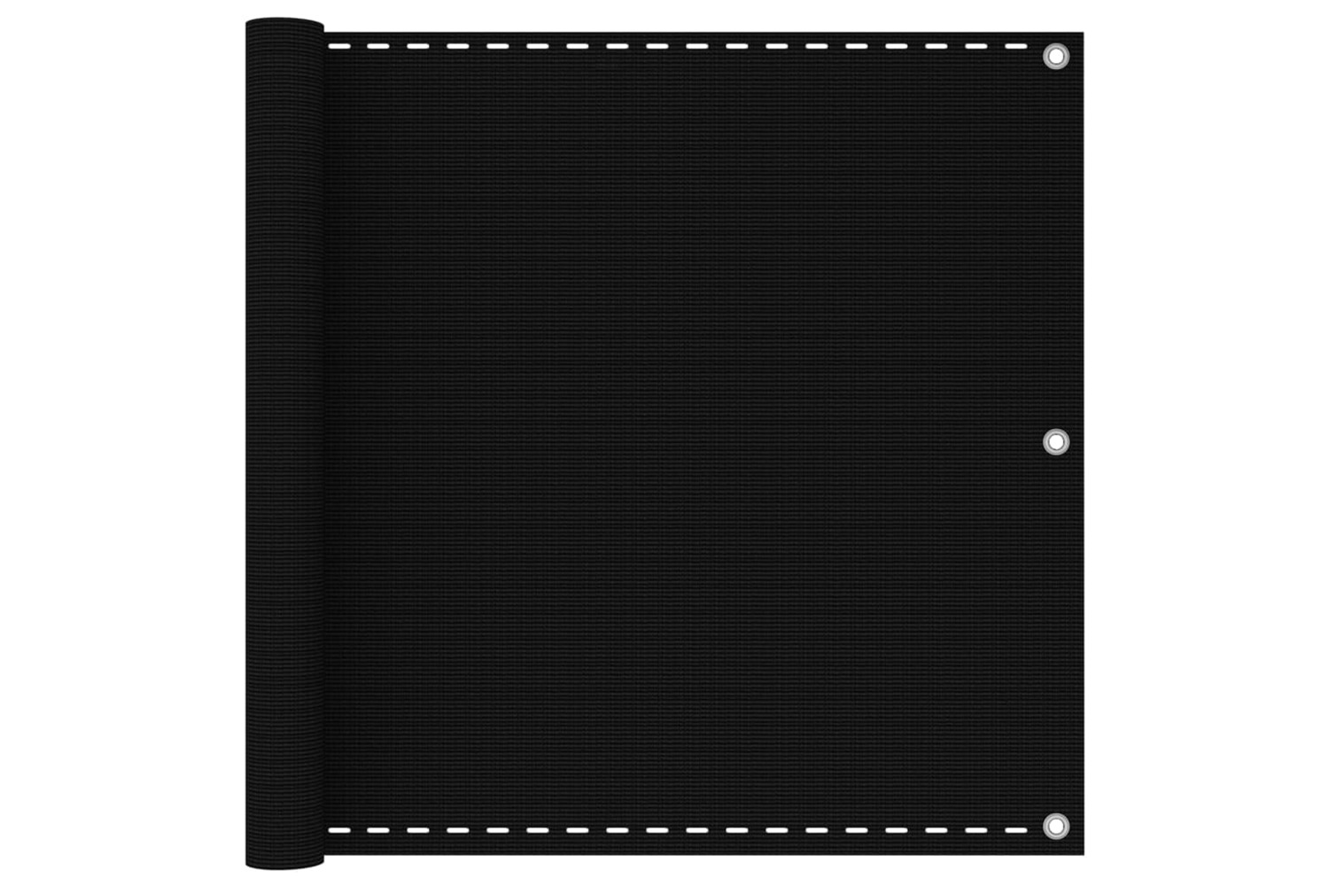 vidaXL 311032 Balcony Screen Black 90x300cm Hdpe