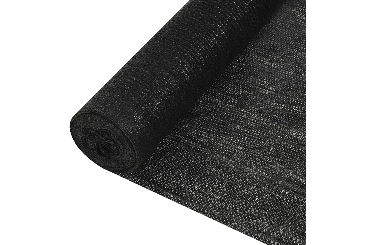 vidaXL 149364 Privacy Net Black 1.8x50 M Hdpe 195 G/m²