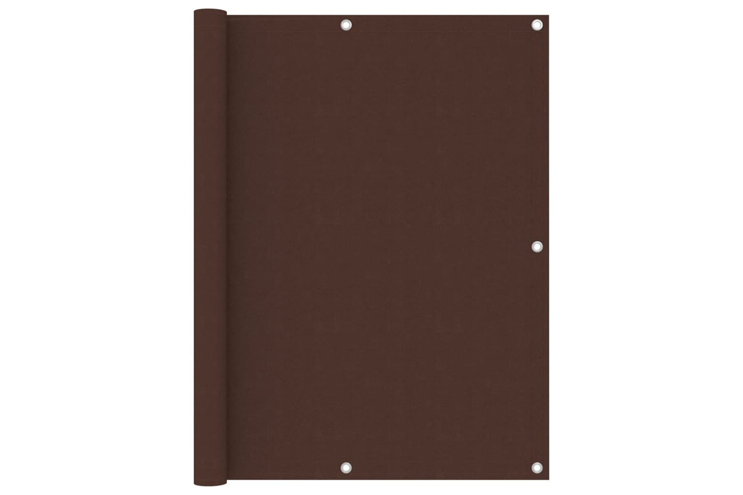 vidaXL 135079 Balcony Screen Brown 120x600cm Oxford Fabric
