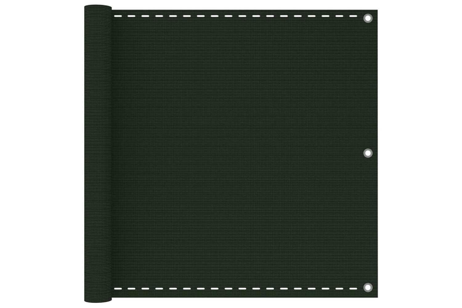 vidaXL 310975 Balcony Screen Dark Green 90x600cm Hdpe