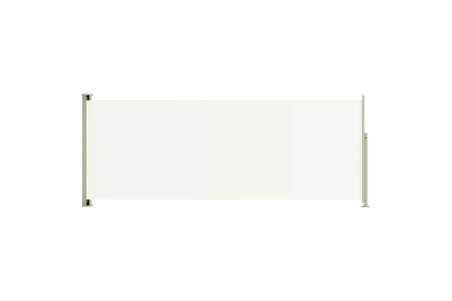 vidaXL 317827 Patio Retractable Side Awning 117x300cm Cream