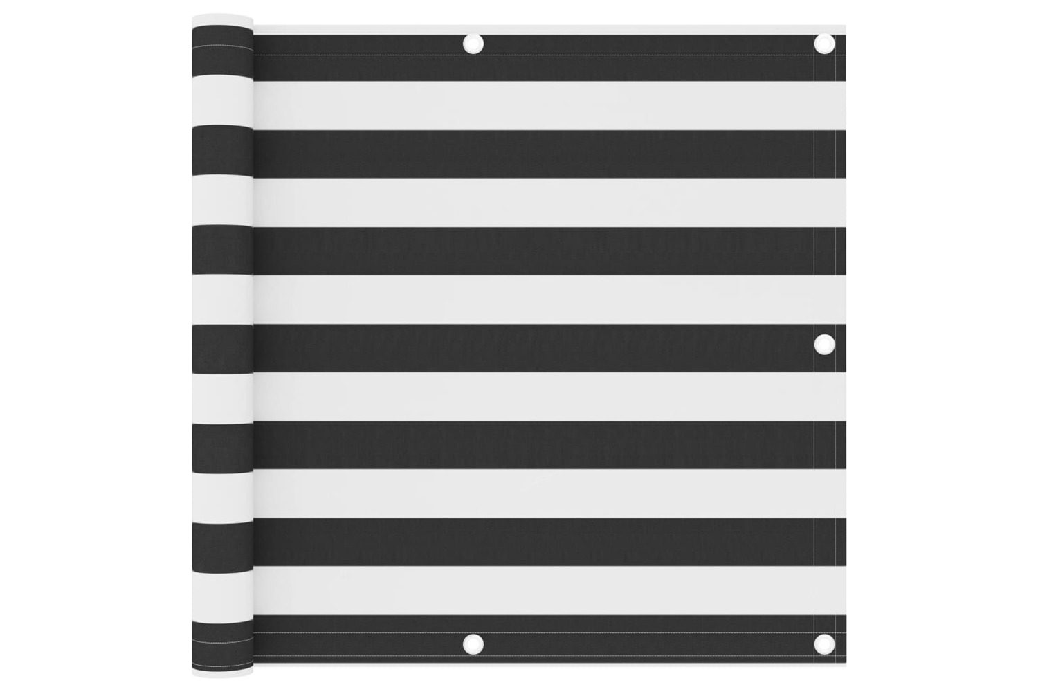 vidaXL 134883 Balcony Screen Anthracite And White 90x600cm Oxford Fabric