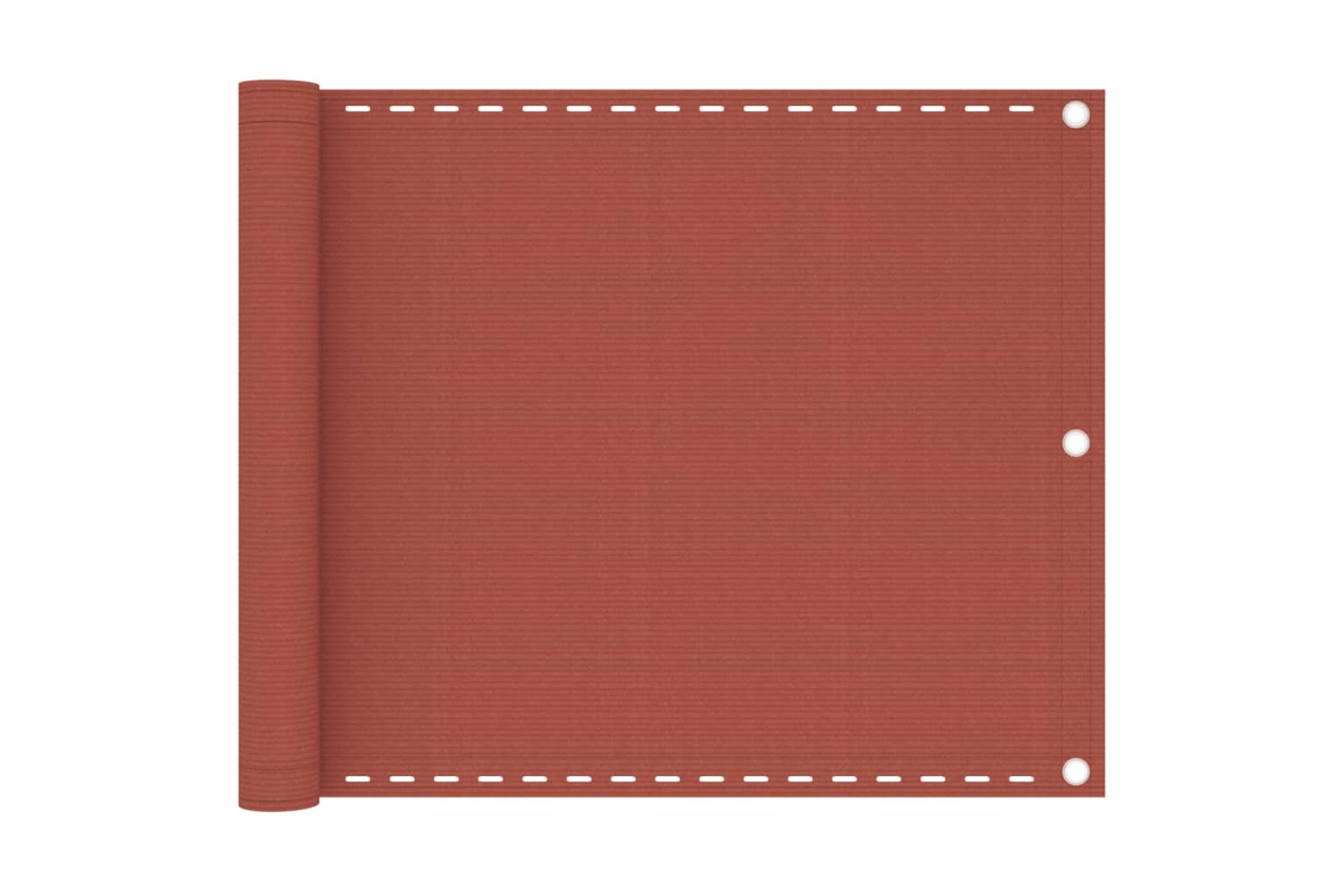vidaXL 310946 Balcony Screen Terracotta 75x500cm Hdpe