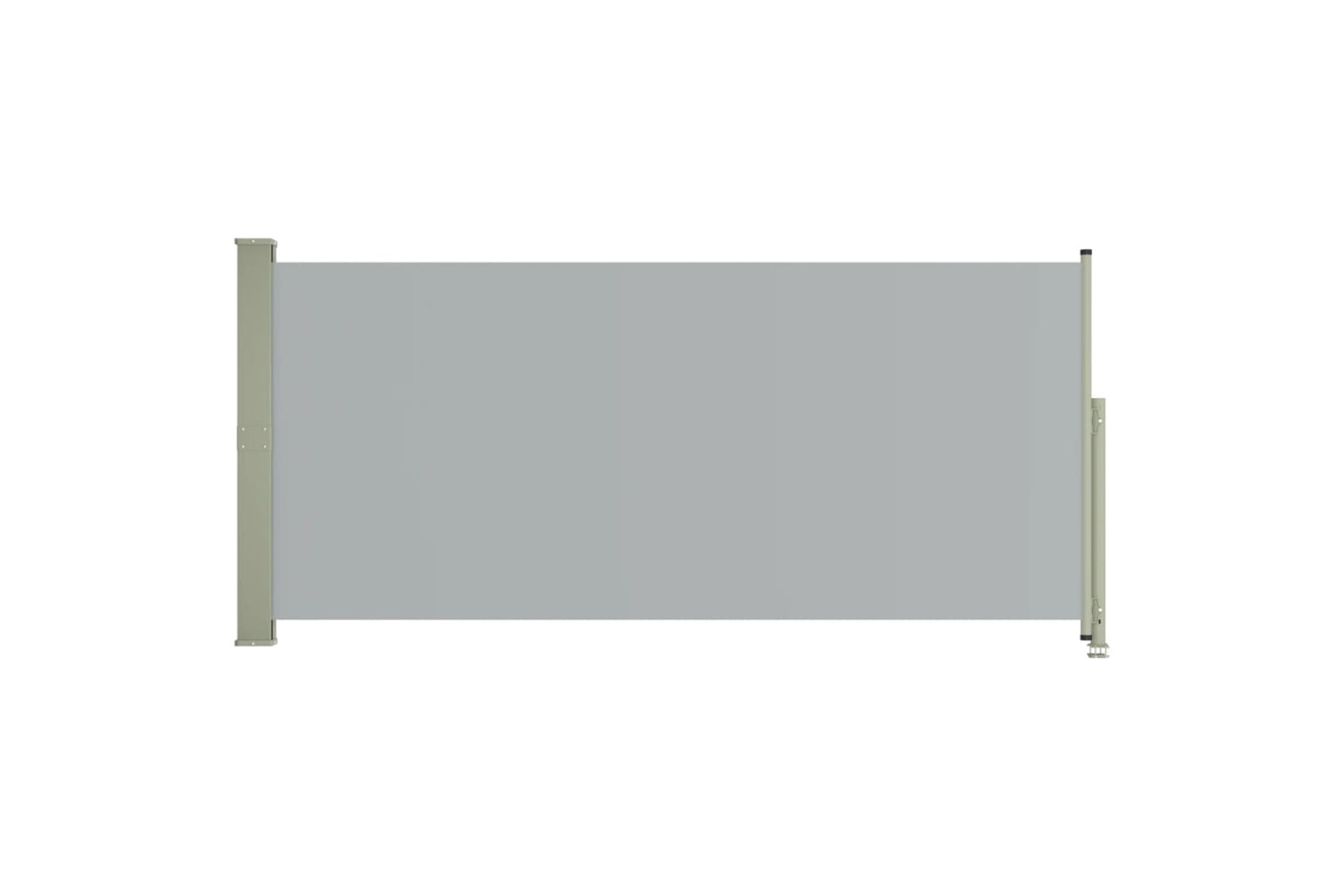 vidaXL 317834 Patio Retractable Side Awning 140x300cm Grey