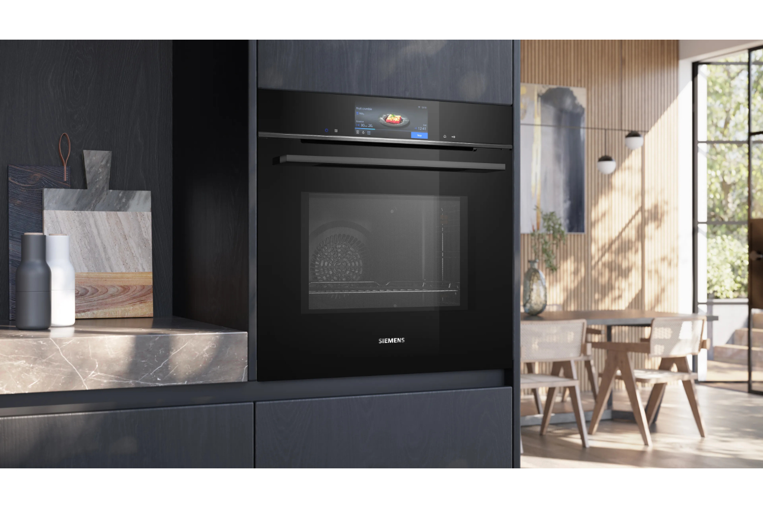 Siemens iQ700 Built-in Single Oven | Black